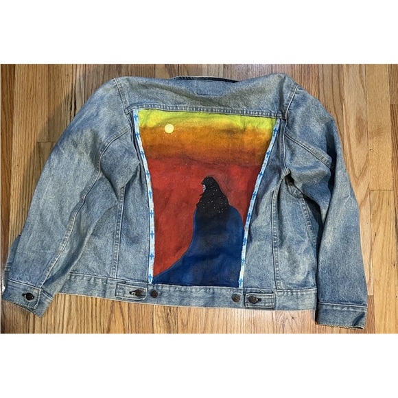 Vintage Levi’sType III Trucker Jacket 1960s PaintedWomen 34